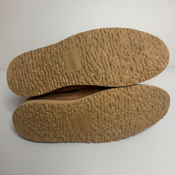 Rhodes Footwear Felix Chukka Boots Tan Brown Roughout Leather Mens 10 Suede main image 4